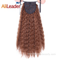 Kinky Curly Corn Wavy Ponytail Hairpiece For Women